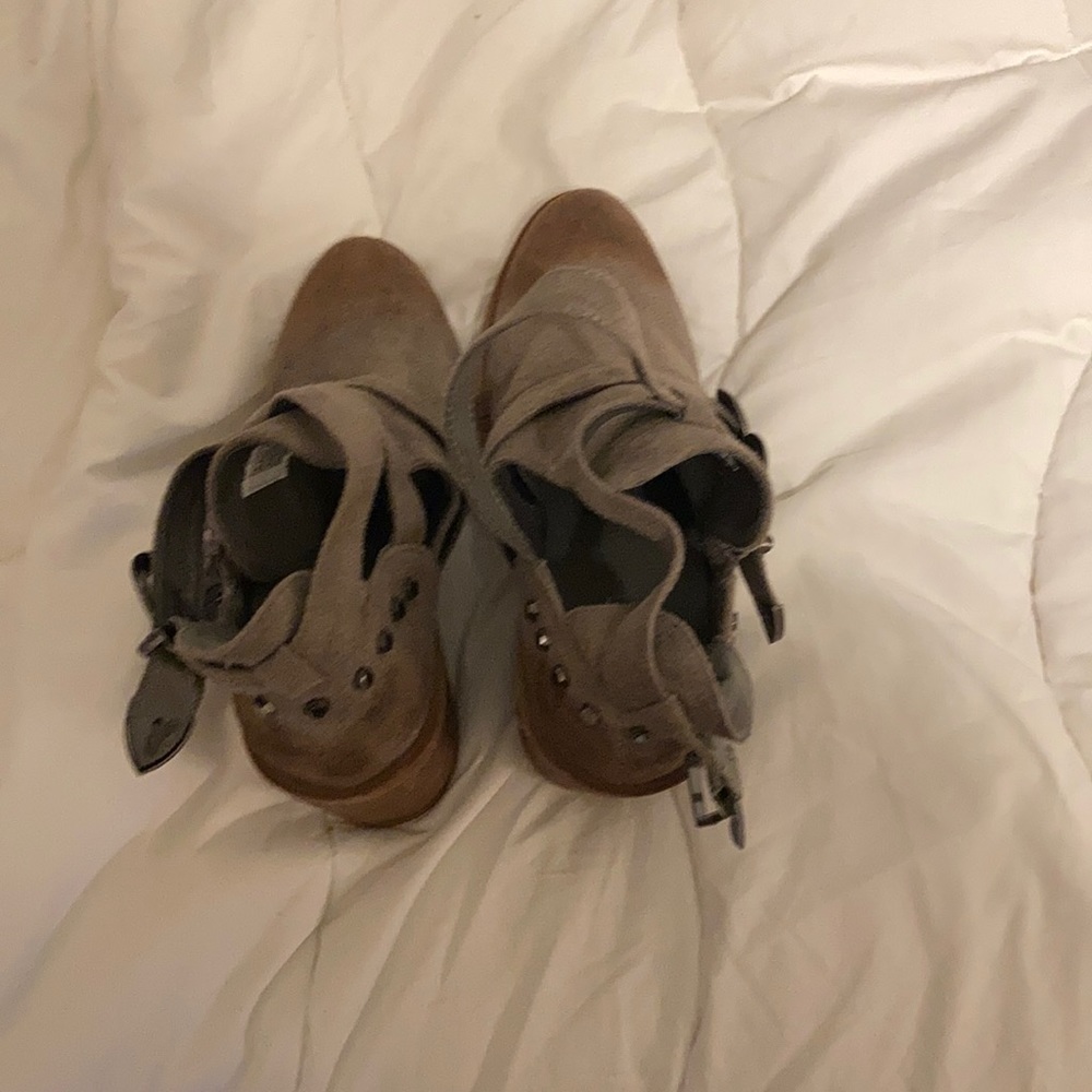 Suede ankle boots